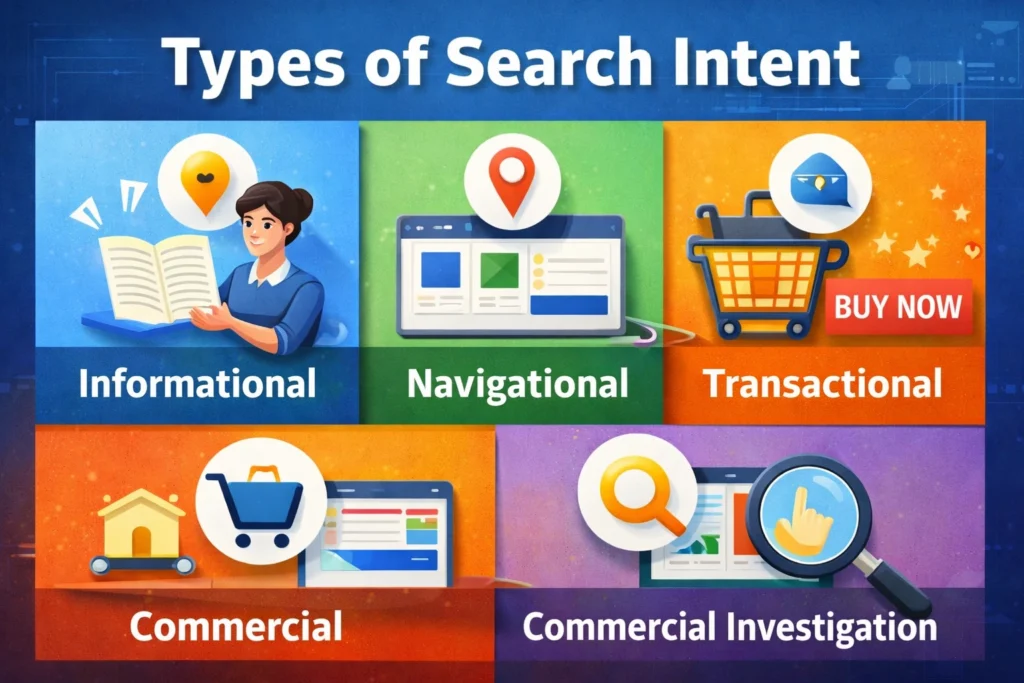 The four main types of search intent